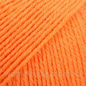 Шкарпеткова пряжа Drops Fabel - Uni print, 119 electric orange