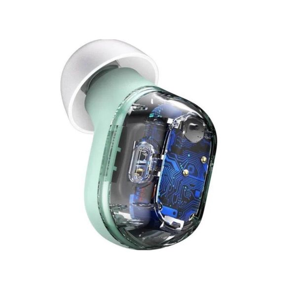 Беспроводные наушники Baseus Bowie WM01 True Wireless Earphones Green | Зображення 6