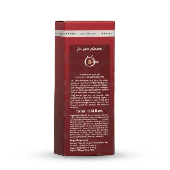 Парфуми з феромонами для жінок Miyoshi Miyagi INSTINCT for Women, 15 ml NEW Sex Aura | Зображення 6