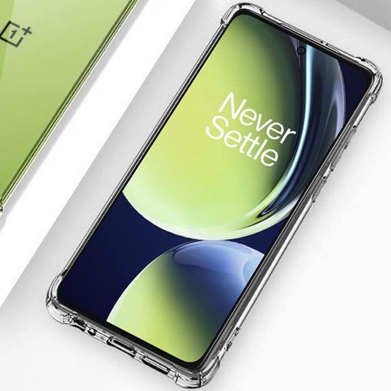 TPU чохол GETMAN Ease logo посилені кути Full Camera для OnePlus Nord CE 3 Lite Безбарвний (прозорий) | Зображення 1