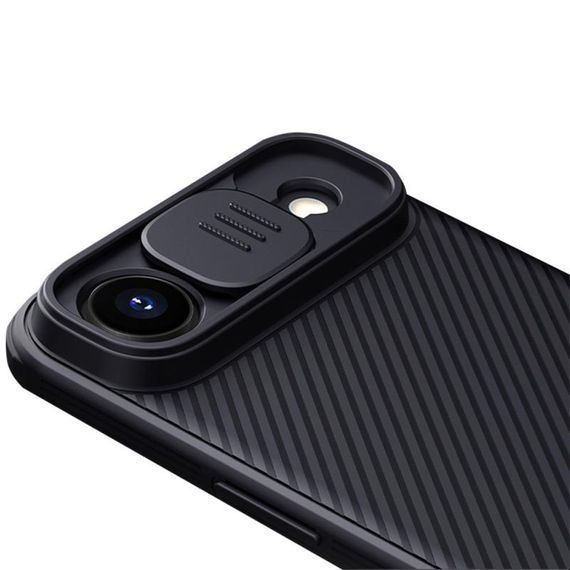 Карбоновая накладка Nillkin CamShield Pro для Apple iPhone 17 Air (6.5") Black | Зображення 4