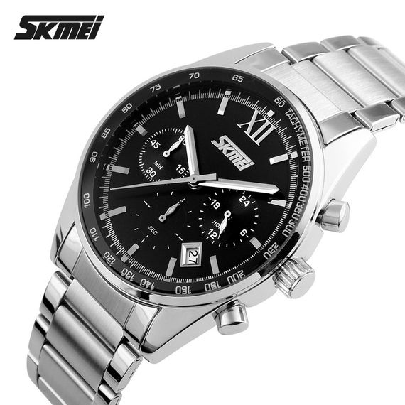 Skmei 9096BK Black | Зображення 1