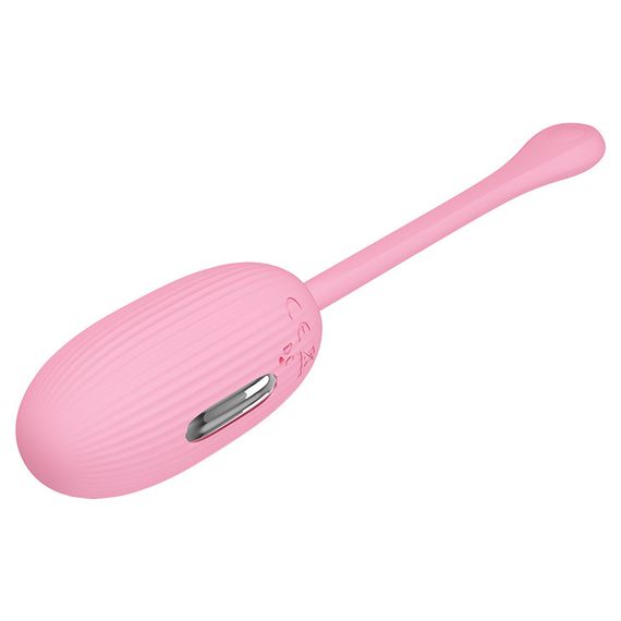 Віброяйце - Pretty Love Doreen Electric Shock Egg Light Pink (App) sexstyle | Зображення 5