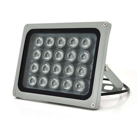 ІЧ-прожектор YOSO. 12V, 40W, 20LED, IP66, 850Нм, кут огляду 60 °, дальність до 80м.