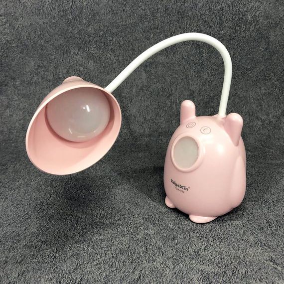 Настольная лампа TaigeXin LED TGX 792, светодиодная настольная, удобная настольная лампа. Цвет: розовый | Зображення 3