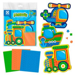 Набір для творчості "М'яка мозаїка. Транспорт" VT4511-10 Vladi Toys, в пакеті (4820234764631)