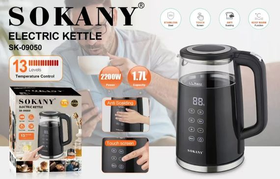 Електричний чайник зі швидким кип'ятінням Sokany SK-09050 (45151-SK-09050_1099) | Зображення 1