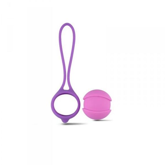 Вагінальна кулька Toyz4lover Palline Bi - Balls Single Purple, фіолетова | Зображення 3