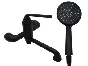 Змішувач для ванни латунь AIM чорний матовий DG13630 (matte black)
