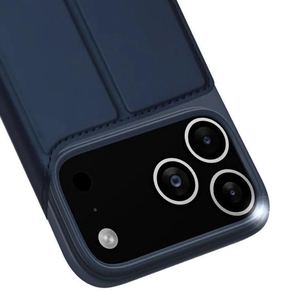 Чехол-книжка Dux Ducis с карманом для визиток для Apple iPhone 17 Pro Max (6.9") Синий | Зображення 4