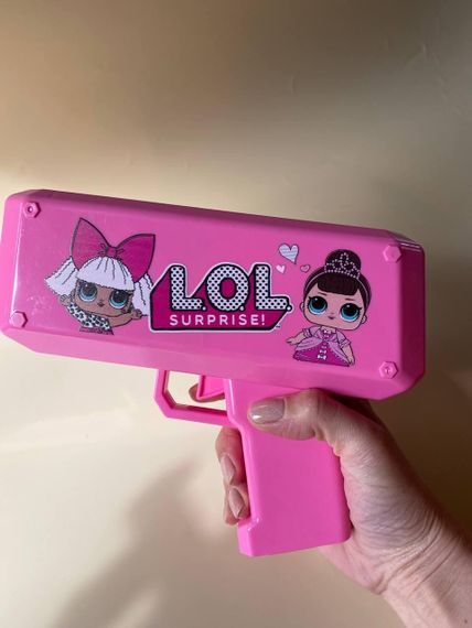 Пістолет з мильними бульками генератор мильних бульбашок Лолі Рожевий | Зображення 4