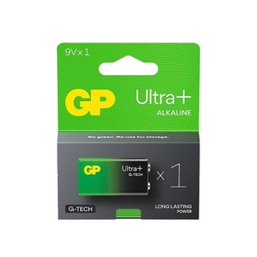 Батарейка лужна 9V/6LR61 (бл-1шт) GP Ultra Plus