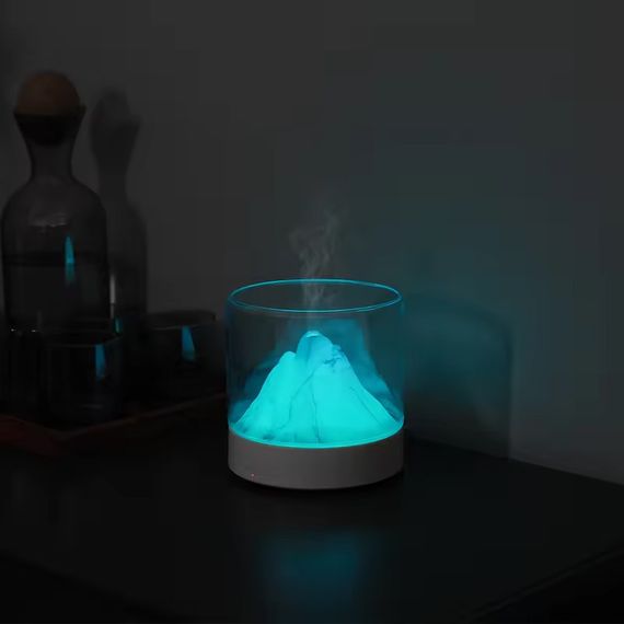 Зволожувач повітря з арома D5 Mountain gradient colour 300ml White | Зображення 3