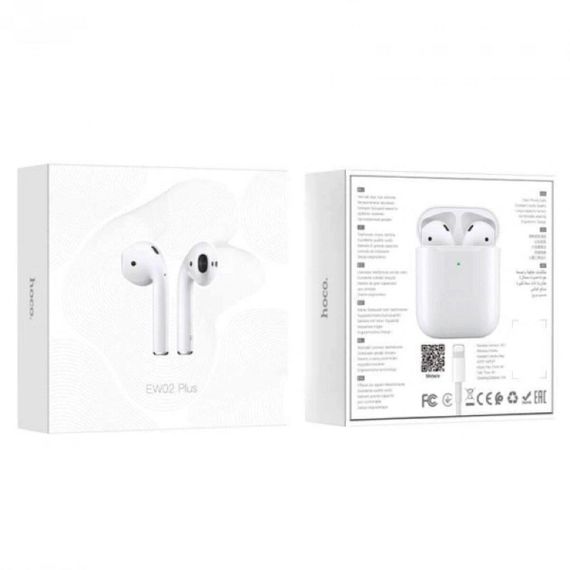 Бездротові навушники HOCO EW02 Plus True wireless BT headset White | Зображення 2