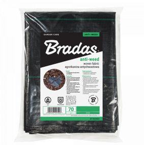 Агротканина проти бур'янів Bradas РР чорний УФ 70 г 1,1 х 10 м (AT7011010)