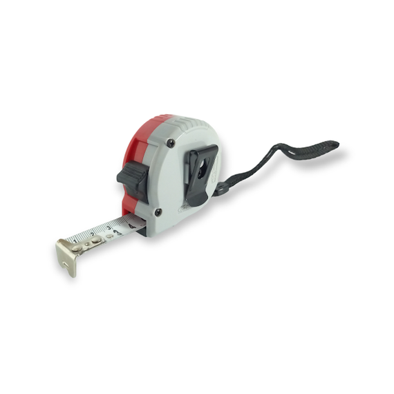 Рулетка вимірювальна 5 м x 19 мм HAISSER | Нейлон | Пластиковий корпус | 2 стопа (арт. 22003) | Зображення 1