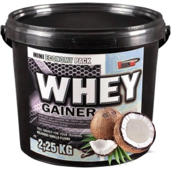Гейнер Vision Nutrition Whey Gainer 2.25 кг, Vanilla