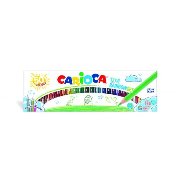 Набір кольорових олівців Carioca 42990 50 кольорів