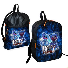 Школьный рюкзак детский Хагги Вагги Poppy + Сумка для обуви спортивной формы рюкзак-мешок  для мальчика (01804)