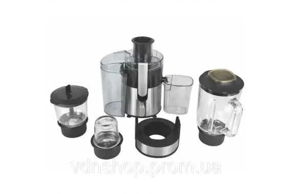 Кухонний комбайн 4 в 1 Top Kitchen TK00203 Соковитискач блендер кавомолка подрібнювач на 3200 Вт | Зображення 1