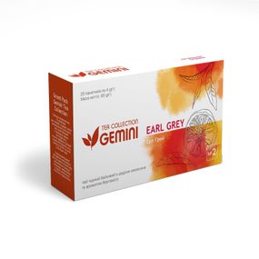 Чай Gemini Гранд Пак для чайника Earl Grey Ерл Грей 20шт