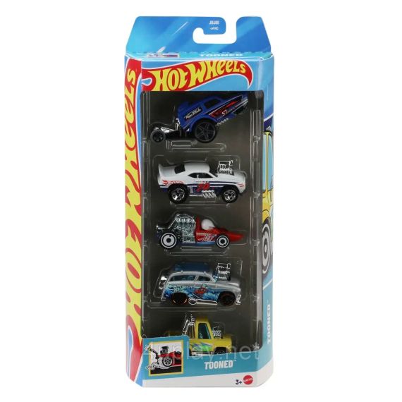 Hot Wheels Tooned Подарочный набор из 5-ти тюнингованных машинок Хот Вилс