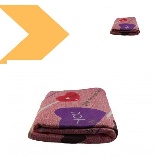 Електропростирадло з регулюванням температури XPRO Electric Blanket 150x180 см - серце на червоному фоні (44974-7421_546) | Зображення 1