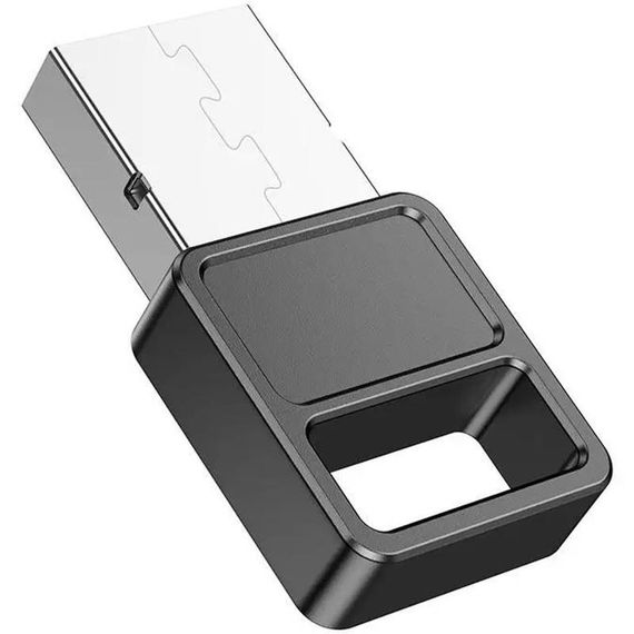 Bluetooth адаптер Borofone DH8 USB Black | Зображення 1
