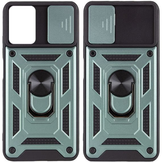 Ударостійкий чохол Camshield Serge Ring для Samsung Galaxy A04s, Зелений