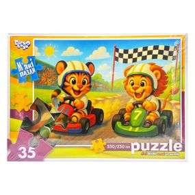 Дитячі м'які пазли "Тигр і левеня" S35-11-16, 35 елементів