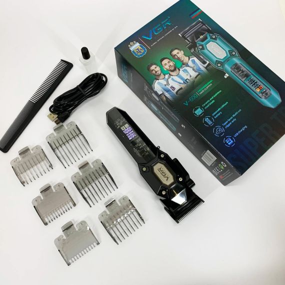 Акумуляторна машинка для стрижки VGR V-600. Колір: чорний | Зображення 6