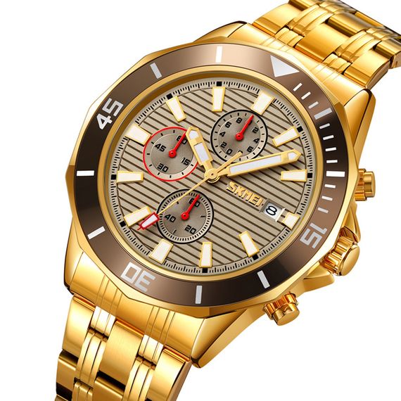 Skmei 9335GDGY Gold-Grey | Зображення 1