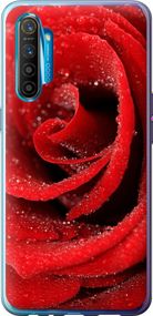 Чехол на Realme XT Красная роза "529u-1868-17620"