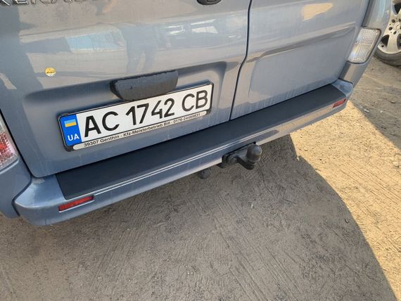 Накладка на задній бампер DDU (ABS) для Opel Vivaro 2001-2015 рр | Зображення 8