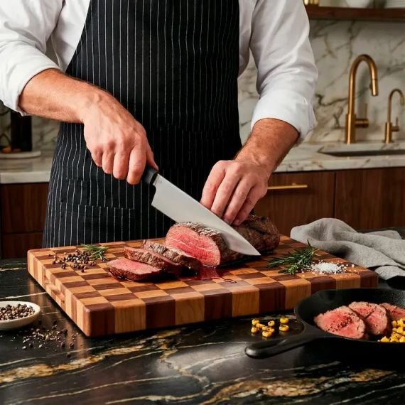 Ніж кухонний Butterfork Chef’s Knife AR-RPM9 ABS Dark Grey | Зображення 2