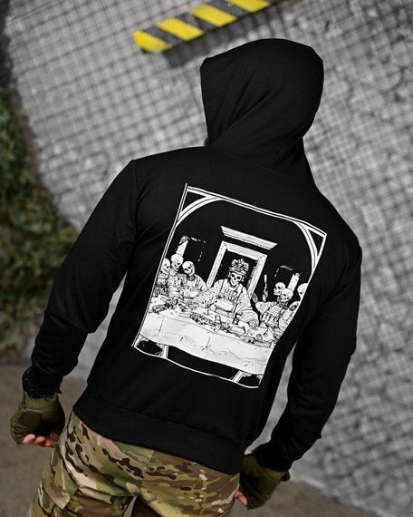 Тактична худі MAKLIN вечеря чорна ДЛ7072 | Зображення 3