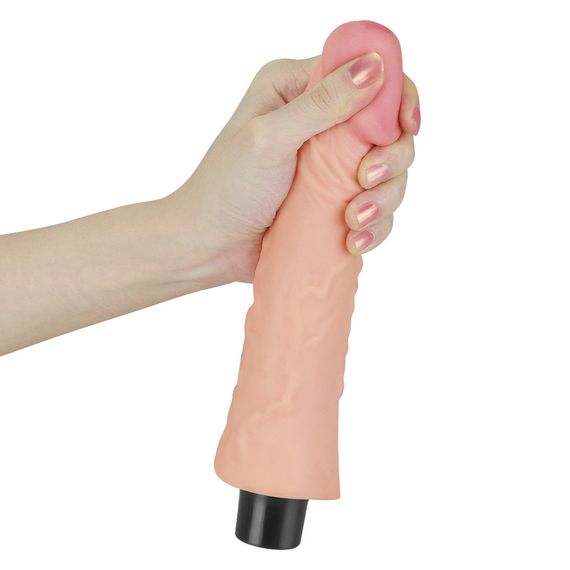 Реалістичний вібратор - Real Softee Vibrator 8" Sex Aura | Зображення 7
