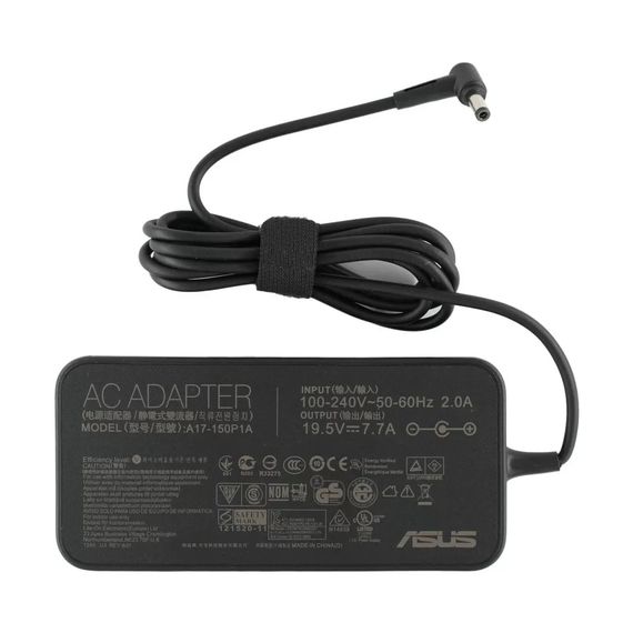 Блок живлення до ноутбуку ASUS 150W 19.5V, 7.7A, 6.0/3.7 (pin inside) Slim-корпус (A17-150P1A / A40367) | Зображення 2