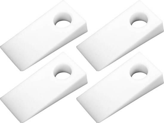 Клини монтажні з твердого пластика YATO 100х 50х 25 мм, з отвоом Ø= 25 мм 4 шт. YT-67370