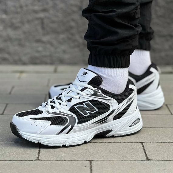 Кросівки весна-літо New Balance колір білий/чорний | Зображення 7