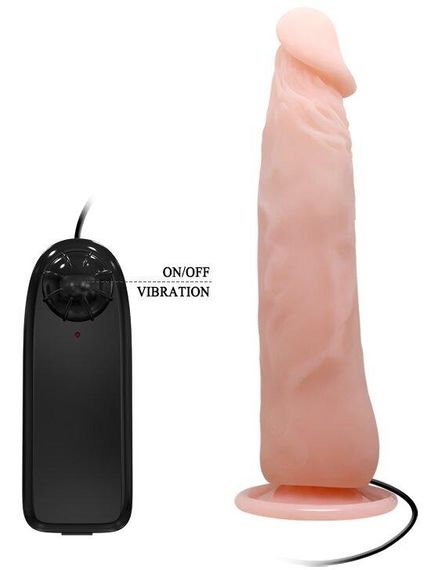 Вібратор на присосці Vibrating Cock, BW - 008068A Sex Aura | Зображення 2
