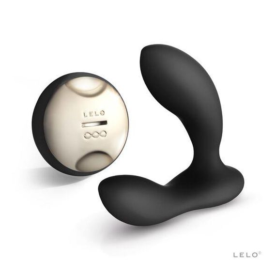Масажер простати LELO Hugo Black, 2 мотори, пульт ДК, керування рухом Sex Aura