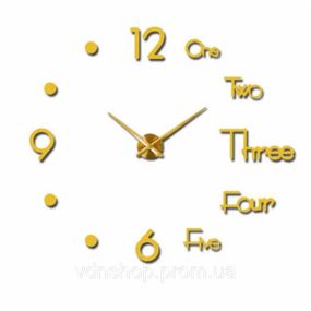 Годинник настінний діаметр 12 см круглий HP-3Y-4BE