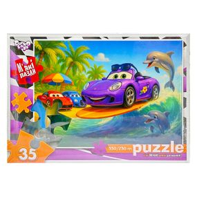 Дитячі м'які пазли "Серфінг з тачками" S35-11-03, 35 елементів