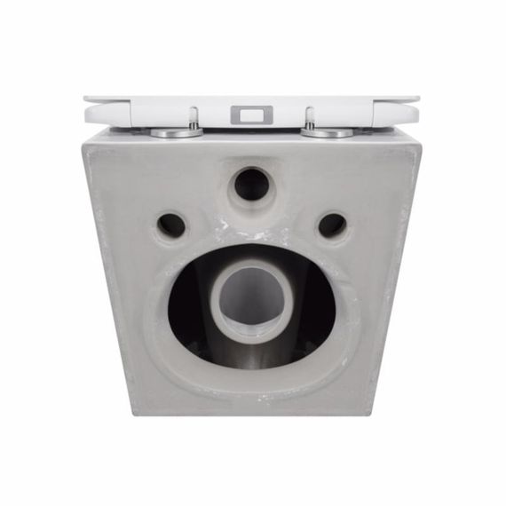 Унитаз подвесной Qtap Jay безободковый с седалием Soft-close QT07335176W | Зображення 6