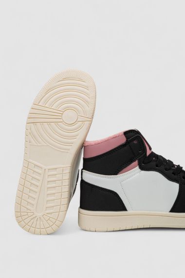 Кросівки жіночі зимові на хутрі, колір біло-пудровий, 248RHB470-21 | Зображення 4