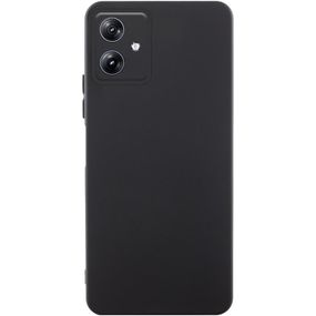 Чохол TPU GETMAN Liquid Silk Full Camera для Motorola Moto G54 Чорний / Black