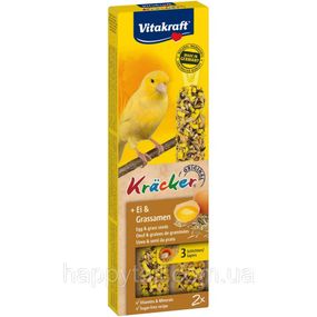 Vitakraft Kracker Feather Care для канарок при линьці з яйцем, 2 шт.