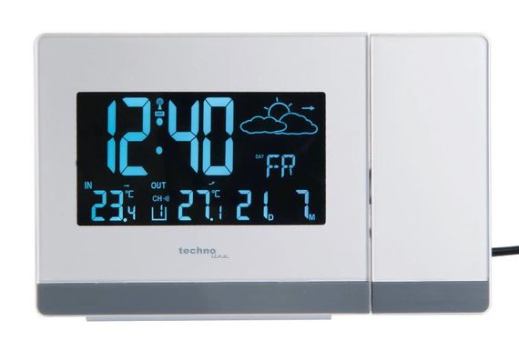 Годинник проекційний Technoline WT549 White (WT549) (DAS301195) | Зображення 5