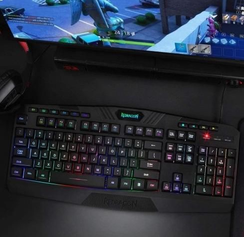 Клавіатура Redragon Harpe2 USB UKR Black (77484) | Зображення 3